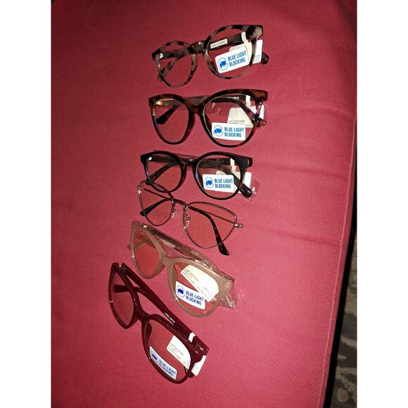 LOT #3 Blue Light Blocking eyewear for computer-tv-gaming protection inc 6 pairs - Picture 6 of 9